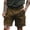 Coffee@GC@, variant on CONZONE Mens Casual Cargo Shorts Buttons Summer Shorts for Men Solid Color Lightweight Loose Fit Workout Gym Shorts With Pockets