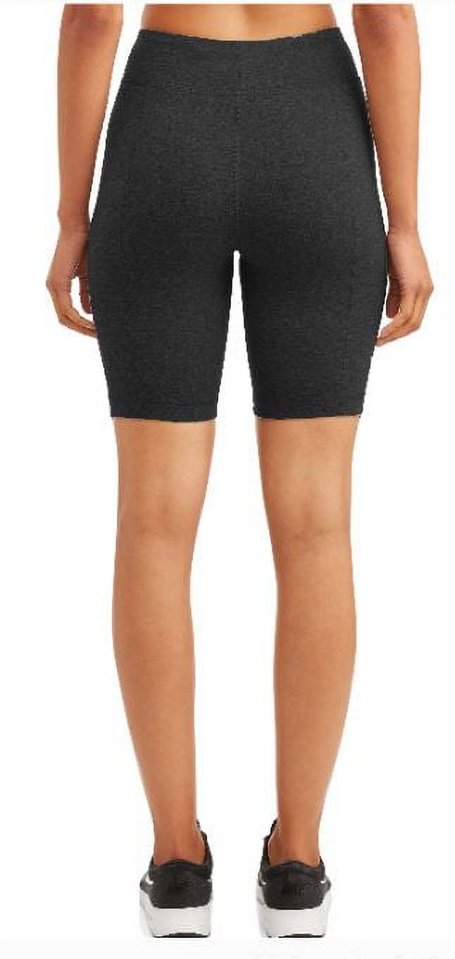 Athletic Works Womens Mid Rise 9" Bike Short, 2 Pack - image 4 of 4