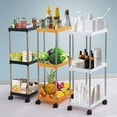 thumbnail image 2 of Organizador de almacenamiento Matsuzay de 3 niveles para cocina baño y oficina Blanco, 2 of 6