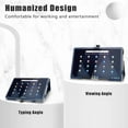 thumbnail image 6 of Labanema Compatible with Lenovo Chromebook Duet 3 11 Case,PU Leather Folio 2-folding Stand Cover for Lenovo Chromebook Duet 3 (82T6001HUS) 10.9" 2-in-1 Tablet,Blue, 6 of 6
