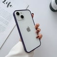 thumbnail image 1 of ELEHOLD for iPhone 14 Pro Max Metal Bumper Case, Frosting Matte Metal Frame Case Soft TPU Inner Support Wireless Charging Non-Slip Slim Case for iPhone 14 Pro Max, Darkpurple, 1 of 9