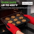 thumbnail image 4 of Fmxomd 1 Pack Rectangle Baking Pan Non-Stick Steel Cake Pans for Oven 12 x 7.5 Inch Cookie Sheet Tray for Lasagna Casserole Bread - Back-M Size, 4 of 9
