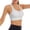 White, variant on Endives Women's Racerback Sports Bra Comfort Wide Strap Full Coverage High Support Athletic Tank Tops for Yoga Workout Fitness Brassieres Bra Gym Yoga Bras