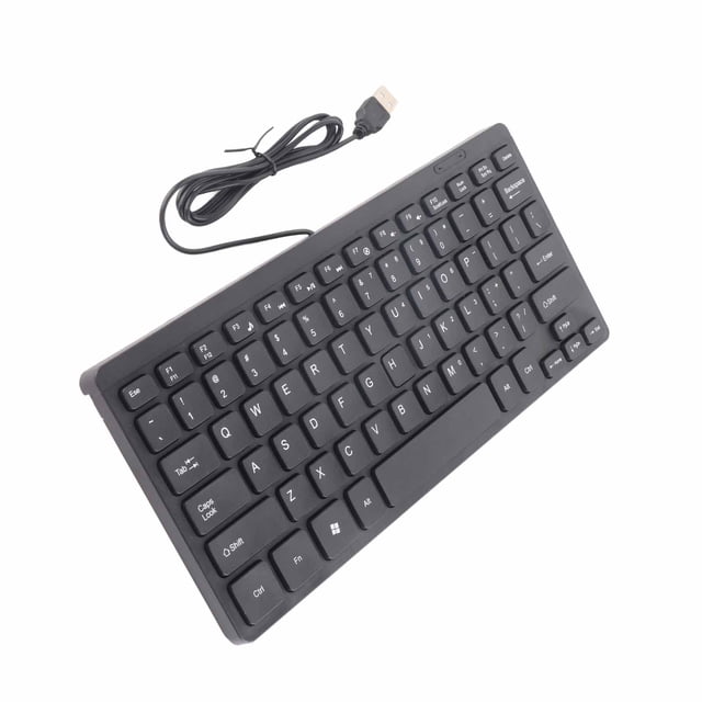 Clavier Usb, Mini Clavier Filaire Confortable et Étanche Portable pour Maison pour Ordinateur Portable