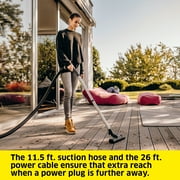 Karcher Shop Vacuum, WD 6 PS, Wet and Dry Vac, Blower Feature, Power Tool Adapter, Heavy Duty - 8 Gallon