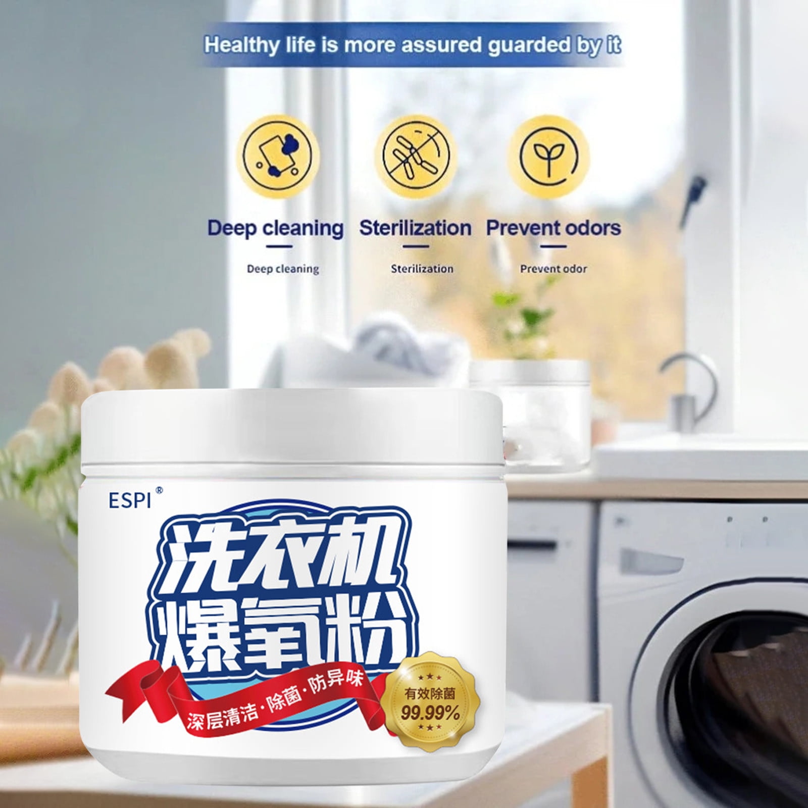 SKDOGDT Powder Laundry Detergent | Free & Clear Powdered Laundry Soap w/Odor Crushing & Stain Removing Power Safer Choice - For Activewear & All Laundry