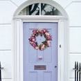 thumbnail image 4 of Artificial Green Plant Flower Wreath Simulation Green Plant Garland Home Office, 4 of 9