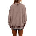thumbnail image 5 of Oversized Sweatshirts for Women Crewneck 2026 Fall Outfits Long Sleeve Pullover Sweatshirt, Soft Loose Basic Tops Rose Gold Xl Byhontri, 5 of 6