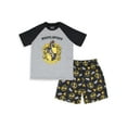 thumbnail image 7 of Harry Potter Boys' Hogwarts Houses 2 Piece Pajama Set Raglan Shirt Shorts - Gryffindor Slytherin Hufflepuff Ravenclaw, 7 of 7