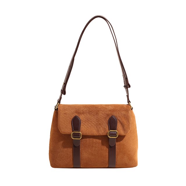 Bolso Mano Bandolera Cuero Sintético Ante Vintage S para Mujer