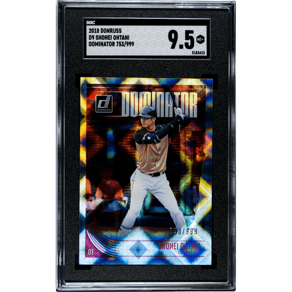 2018 Donruss Shohei Ohtani #D9 Dominator /999 SGC 9.5