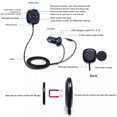 thumbnail image 3 of Receptor Bluetooth Para Automóvil Manos Libres Bluetooth Adaptador Aux Receptor De Música Bluetooth Diseño De Luz De Fondo Reproductor De Radio Mp3 Para Estéreo Doméstico (Negro) Muyoka Hogar, 3 of 6