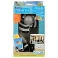 thumbnail image 2 of Tee-Zed Clip-on Fan, Black and White Zebra Pattern- Safe Foam Fan Attachment for Strollers, 2 of 10