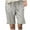 Grey, variant on Sngxgn Women's Pocket Shorts, Drawstring Cotton Shorts(Grey,XXL)