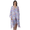 thumbnail image 1 of Moomaya Beach Kaftan Bikini Cover up Women Georgette Midi Dress Short Caftan, 1 of 6