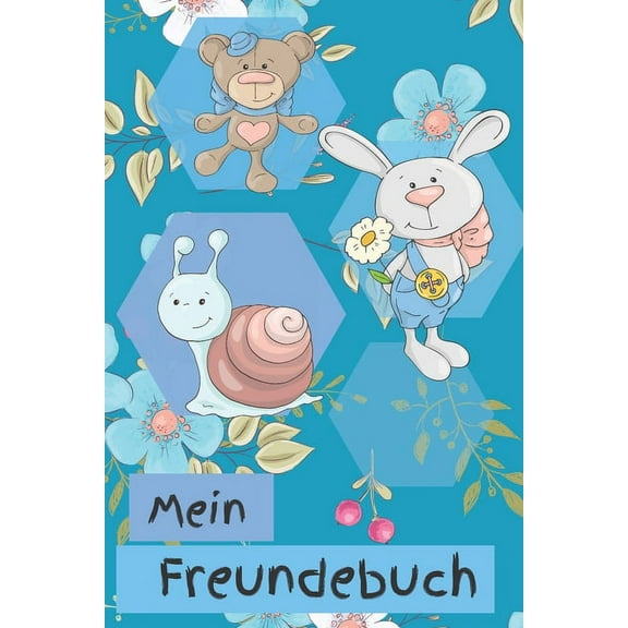 Mein Freundebuch: mit Platz für bis zu 30 Freunde zum ausfüllen und eintragen - ca. DIN A5 - (Paperback)
