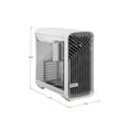 thumbnail image 2 of Fractal Design Torrent Compact White Steel / Tempered Glass ATX Mid Tower Computer Case ATX Power Supply, 2 of 19