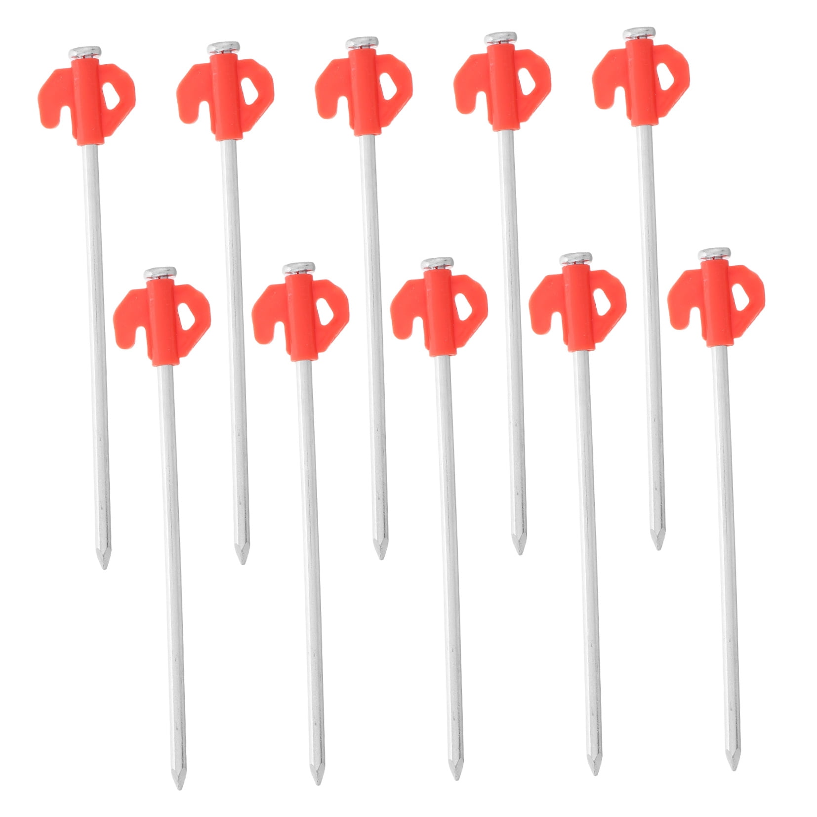 HINTRMENT Metal Tent Stakes Ground Nails Iron 20Pcs