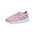 thumbnail image 3 of UKAP Womens Ladies Lace Up Trainer Runner Sparkly Glitter Walking Gym Shoes Size, 3 of 7