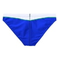 thumbnail image 3 of TANBOM Men's Sexy Triangle Swim Trunks Adjustable Drawstring Polyamide Comfortable Fit Blue M, 3 of 6