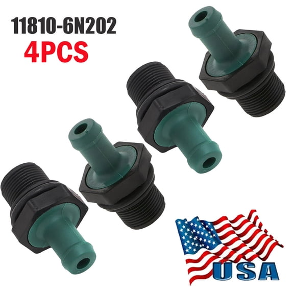 4PCS PCV Valve For Nissan Frontier Pathfinder Altima NV Infiniti 11810-6N202 New