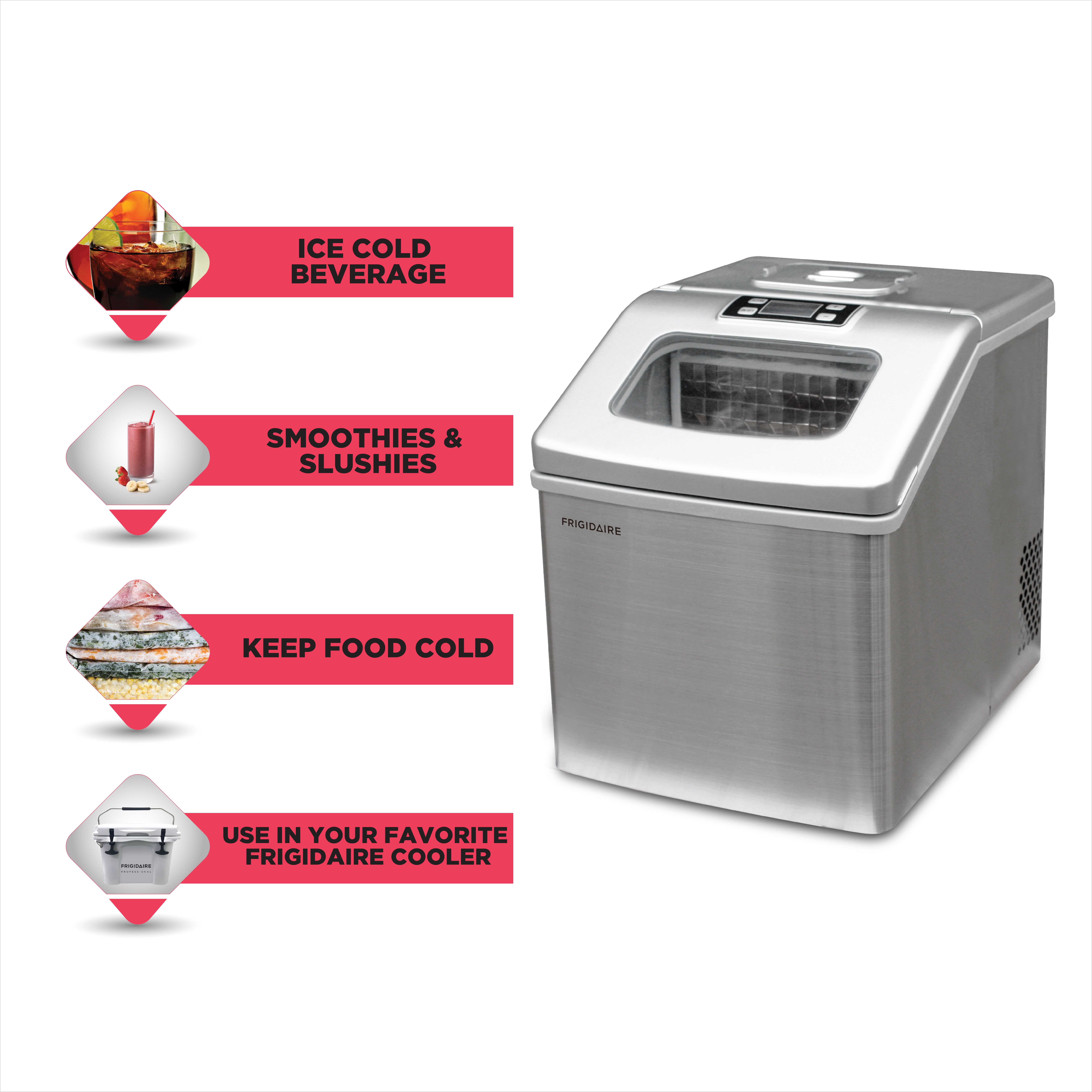 clear square ice maker