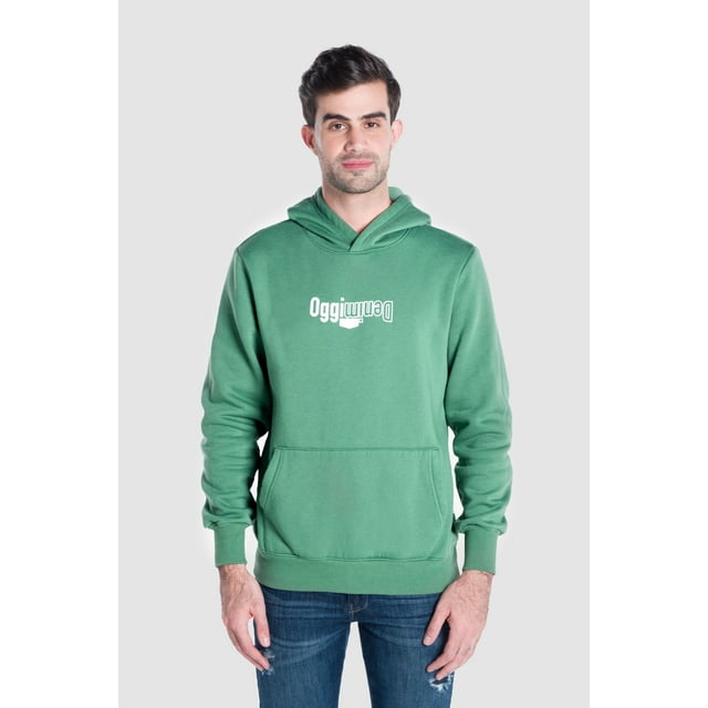 Sudadera Oggi Caballero Felpa 2241433 con gorro, Color Verde Claro Oggi Jeans 2241433