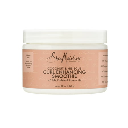 SheaMoisture Coconut & Hibiscus Curl Enhancing Smoothie, 12 oz