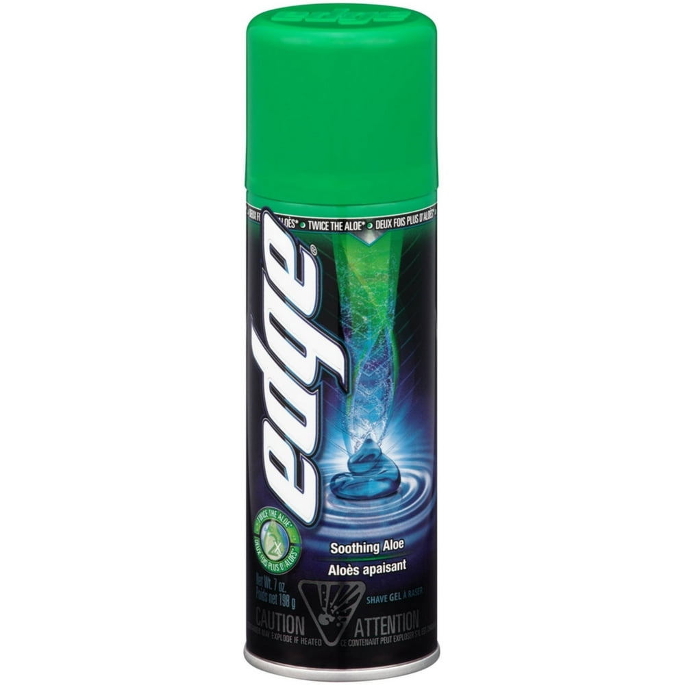 2 Pack Edge Shave Gel Soothing Aloe 7 oz