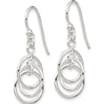 thumbnail image 2 of Sterling Silver Polished Dangle Earrings (32 X 9) Made In India qe14403, 2 of 5