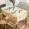 thumbnail image 2 of Fall Tablecloth 60×60 Inch Square, Thanksgiving Autumn Harvest Leaves Table Cover for Party Picnic Dinner Decor, 2 of 6