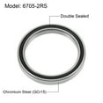 thumbnail image 2 of Uxcell 6705-2RS Deep Groove Ball Bearings Z2 0.98x1.26x0.16" Double Sealed Chrome Steel, 2 of 5