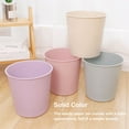 thumbnail image 3 of EIMELI 3 Pieces  Waste Paper Bin Lightweight Trash Can No Lid Garbage Container Bathroom Basket for Kitchen Lounge Pink/L, 3 of 10