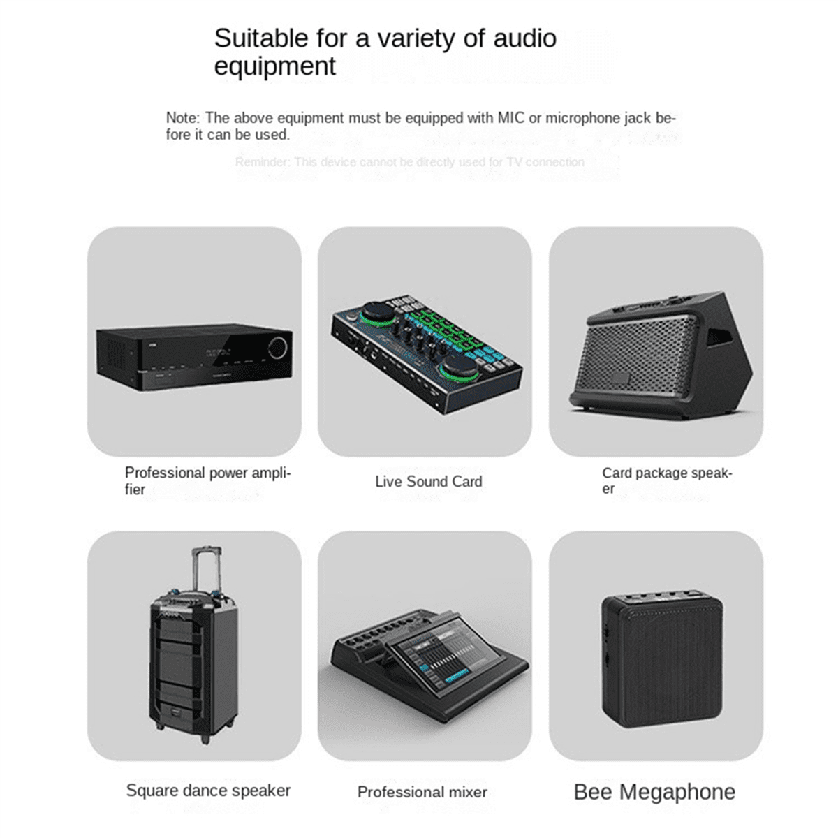 2 Set New 2.4G XLR Adapter System Wireless Microphone Transmitter Receiver for Dynamic Microphone Guitar Audio Mixer