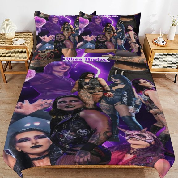 Duvet Cover Bedding Set Cartoon Print Soft Quilt Cover 3 Pieces, 1 Comforter Cover & 2 Pillowcases for Kids Teens Boys Girls Room Decor 86"x70"