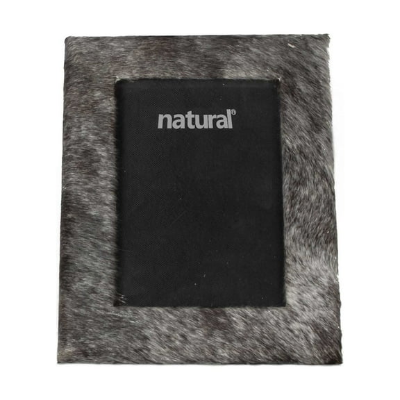 7" x 9" Grey  Cowhide   4" x 6" Picture Frame