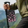 thumbnail image 4 of COEQINE Crutch Bag with Straps for Elbow Crutch Cherry Blossom Pink Black Forearm Crutch Pouch, Broken Leg Crutch Bag, Daily Essentials Organizer, Hands-Free, Lightweight, 4 of 7