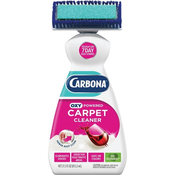 3-pack Carbona 2 in 1 Oxy-Powered Carpet & Upholstery Cleaner - Oxi Carpet Cleaner - 27.5 Fl Oz, 3 Pack — Household & Commercial Use, Effective Formula