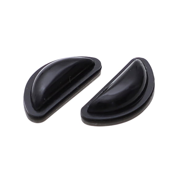 Silicone Nose Pads Ecohintz 6-Pair Silicone Anti-Slip Nose Pads - Half-Moon Design for Sunglasses and Eyewear | Comfortable, Durable, Prevents Slipping for Active Lifestyles, Anti Slip Eyewear Pads