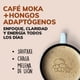 thumbnail image 2 of Cafe Soluble Con Hongos | Hongos Adaptógenos Melena De Leon, Chaga Y Shiitake | Mushroom Coffee Bajo En Calorías - Concentración | Nootrópicos - Energía Natural (sabor Moka), 2 of 7