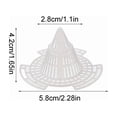 thumbnail image 2 of 20 Pieces Upgraded Cone Flower Pot Hole Mesh Pad DIY Planter Bottom Grid Mat Mesh Hole Screens for Keeping Soil from Flowing- Breathable Gasket-Drainage Netting for Bonsai,3 Sizes, 2 of 6