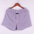 thumbnail image 2 of Sngxgn Men’s Boxer Briefs, Stretch Underwear Fit Low Rise(Purple,XXXL), 2 of 3