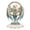 A#02, variant on Linnome White Owl Spread Wings Acrylic Stand, Elegant Bird Statue for Home Office Desk, A