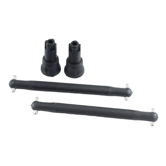colcolo 2 Pieces RC Rear Drive Axle and Wheel Stub Axle Cup DIY Accessory Upgrade Dog Bone Drive Axle for 16101 Vehicles Trucks Model