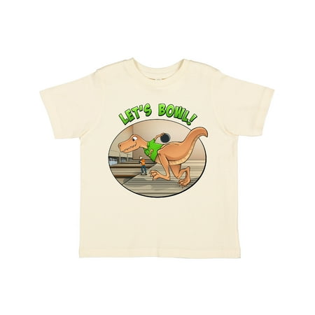 

Inktastic Let s Bowl Tyrannosaurus Rex Dinosaur Gift Toddler Boy or Toddler Girl T-Shirt