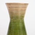 thumbnail image 6 of Uniquewise Classic Bamboo Floor Vase Handmade, For Dining, Living Room, Entryway, Fill Up With Dried Branches Or Flowers, Glossy Green, 6 of 8