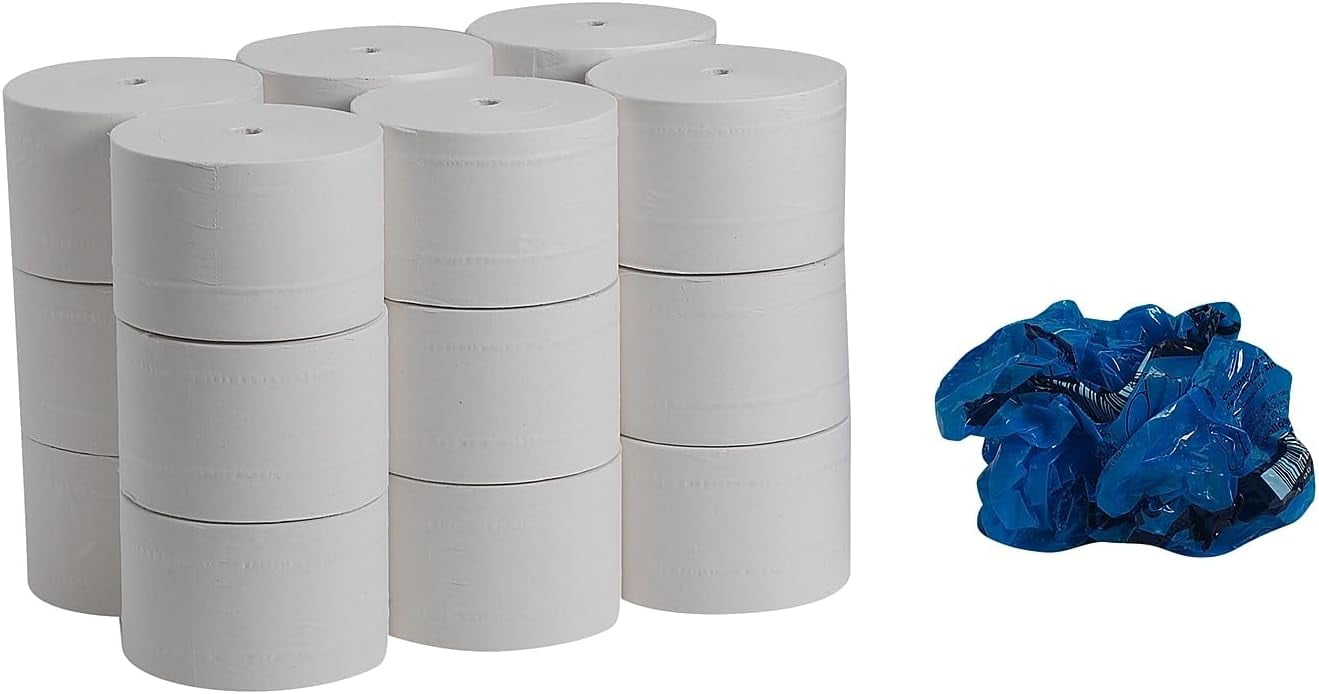 Coreless Bath Tissue, Septic Safe, 2-ply, White, 1500 Sheets/roll, 18 Rolls/carton