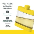 thumbnail image 3 of DUALIE 6 oz Hip Flask for Liquor - Undetectable Shatterproof Alcohol Flasks with Clear Tritan Plastic and Silicone Grip - Flask Gift for Men & Women - Yellow, 3 of 6