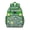 Green, variant on Beach Seashells Students Backpack with Starfish, Seahorse, Fish, Tropical Ocean Creatures, Nautical Coral and Vintage Seaside Design, Lightweight and Comfortable