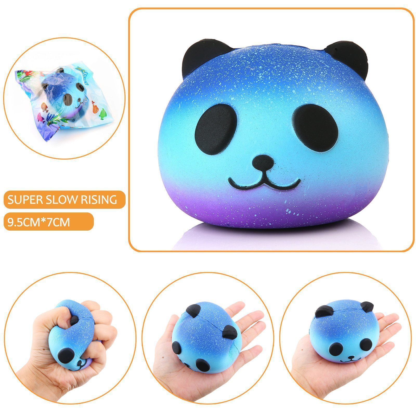 Scented Slow Rising Squishy Simulation Gift Cartoon Galaxy Kitty Kids &Adults Decompression Squeeze Toys Educational Hop Decorative Props Toys Franterd Stress Reliever Kawaii Toy 